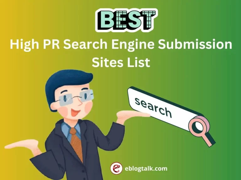 High PR Search Engine Submission Sites List