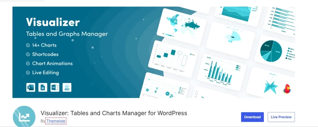 Visualizer table plugin