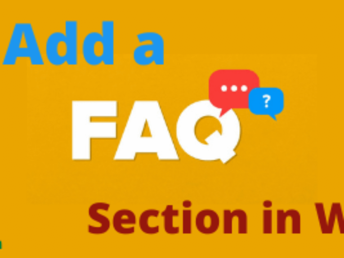 How to Add a (FAQs) Frequently Asked Questions Plugin in WordPress