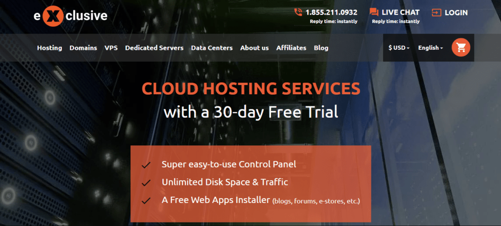 exclusive web hosting