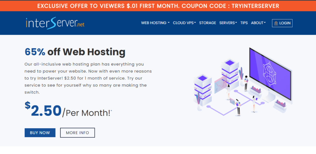 intersever web hosting