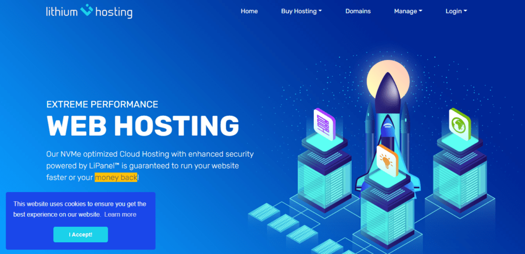 lithium hosting