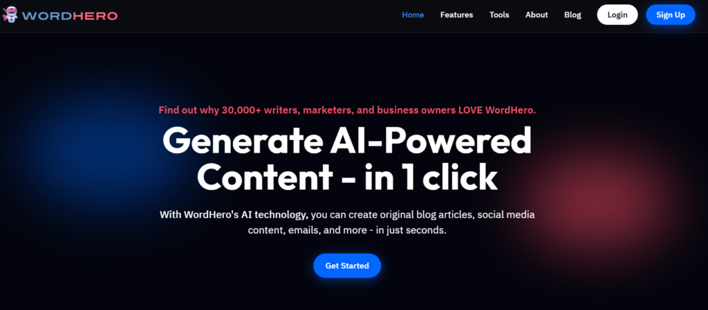 wordhero content tool