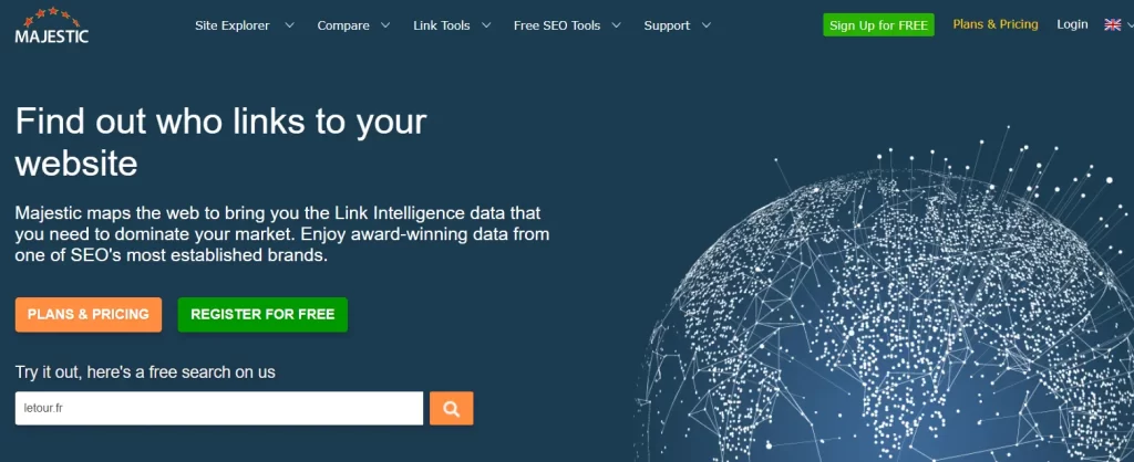 majestic backlink checker tool