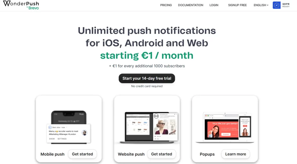 wonderpush push notification plugin