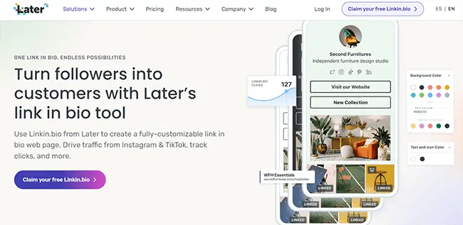 Later-Bio-Link-Homepage