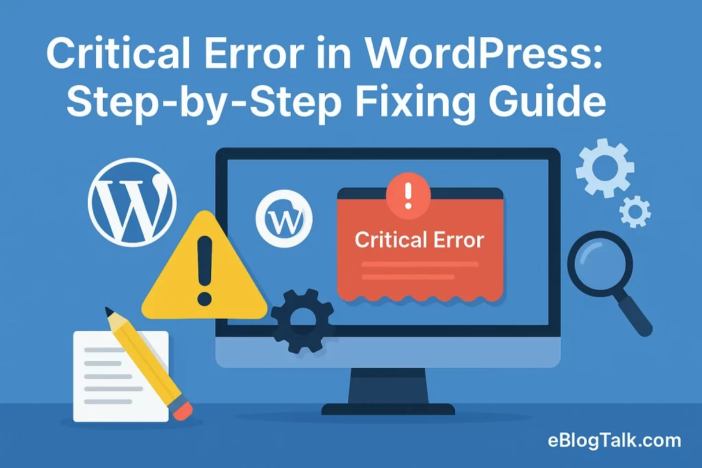 Critical Error in WordPress