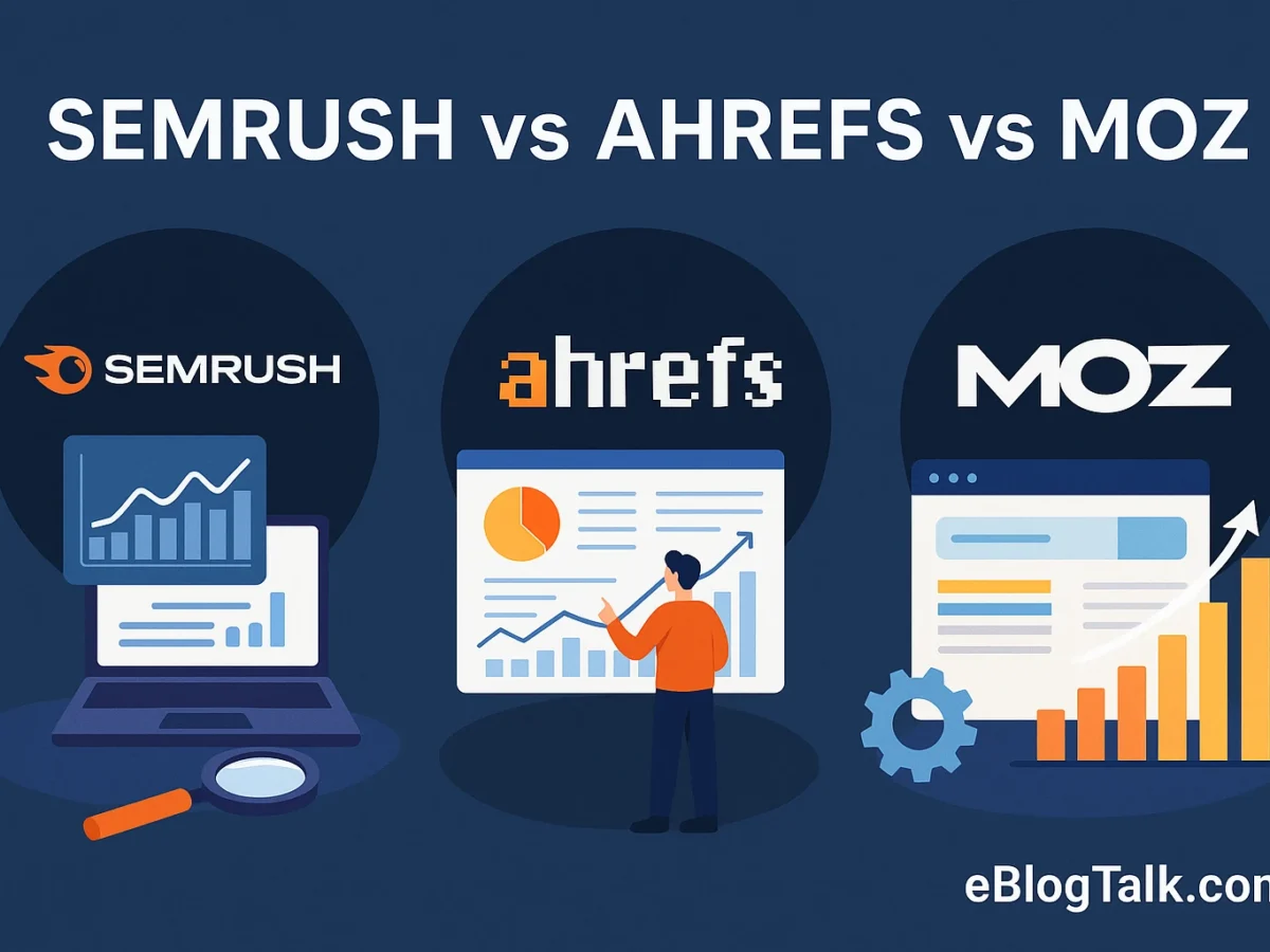 Semrush vs Ahrefs vs Moz: Which of the 3 is the best ?